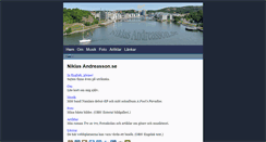Desktop Screenshot of niklasandreasson.se