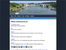 Tablet Screenshot of niklasandreasson.se